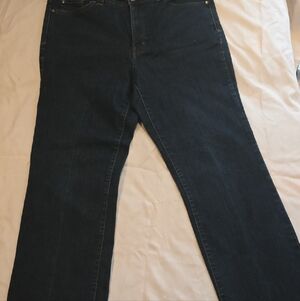 Charter Club Dark Blue Straight Leg Jeans